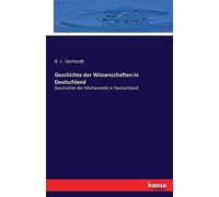 Geschichte Der Wissenschaften In Deutschland