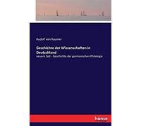 Geschichte Der Wissenschaften In Deutschland