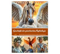Geschöpfe der griechischen Mythologie - Eine KI-Welt der griechischen Götter, Kreaturen und Abenteurer (Tischkalender 2027 DIN A5 hoch), CALVENDO ... Bilder von Gestalten der griechischen Sagen.