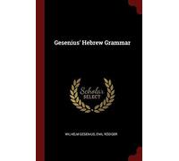 Gesenius' Hebrew Grammar