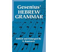 Gesenius' Hebrew Grammar
