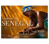 Gesichter des Senegal - Menschen, Kultur und Tradition (Wandkalender 2027 DIN A2 quer), CALVENDO Monatskalender: Menschen und Kultur im Senegal