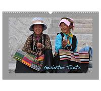 Gesichter Tibets (Wandkalender 2026 DIN A3 quer), CALVENDO Monatskalender: Tibet - Tradition und Anmut in der Heimat des Dalai Lama