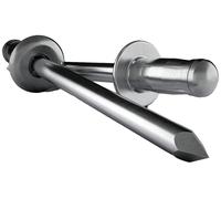 GESIPA Rivet POP DIN7337 tige de rivet D. x l 5 x 12 mm aluminium/acier 500 p...