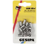 Gesipa 1433669 Ecrou à sertir en aveugle M4 20 pc(s)