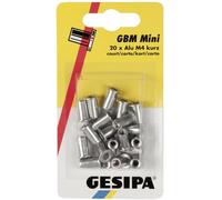 Gesipa 1433673 Ecrou à sertir en aveugle (Ø) 6 mm M6 8 pc(s)