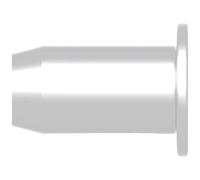 Gesipa Écrou aveugle M5 alu 7 x 11,5 mm tête plate ronde Standard – 500 pièces