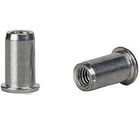 Gesipa 1433711 Ecrou à sertir en aveugle (Ø x L) 6 mm x 12 mm M4 acier Blindnietmutter St M4x6x12 Kleinkopf KS 0,25-3,0mm 500 pc(s)