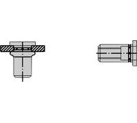Gesipa 1433791 Écrou à sertir en aveugle polyvalent M5 500 pc(s)