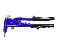 Gesipa 1434761 GBM 10 Pince à Main pour Pose d’Ecrou à Sertir M5, Bleu/Noir