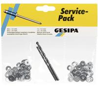 Gesipa Mandrin fileté M4 pour GBM 10 – Pièce de rechange 1434776 Argent 1 pièce