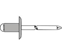 Gesipa 1454118 Rivet aveugle acier aluminium aluminium 250 pc(s)