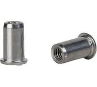 Gesipa Écrou à rivet PolyGrip® M5 7 x 13,5 mm Acier inoxydable A2 5 pièces