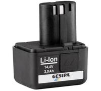 Gesipa GESIPA Batterie Li-Ion à changement rapide, Capacité: 2,0 Ah Quantité:1