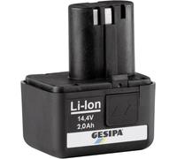 GESIPA Batterie de Rechange Li-ION 14,4 V / 2,0 Ah