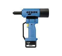 GESIPA Appareil à rivetage aveugle sans fil AccuBird® 7 pièces 10000 N dans u...