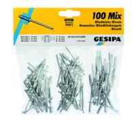 Gesipa Assortiment de rivets POP 100 pces GESIPA Quantité:1