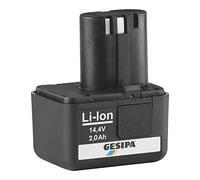 GESIPA | Batterie de rechange d'origine 2,0 Ah / 14,4 V pour pince à riveter AccuBird®.