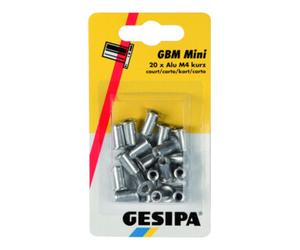 Gesipa Ecrous à rivets aveugles Gesipa Mini-Pack Alu M 6 Long Quantité:1