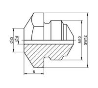 Gesipa Embouchures Gesipa 17/36 f. Pince à riveter aveugle Gesipa S Quantité:1