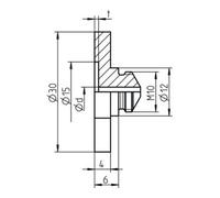 Gesipa Embout buccal Gesipa PA 17/29 (avec évidement) pour plaque de rechange Gesipa Quantité:1