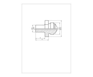 Gesipa Embout buccal Gesipa V-17/29 pour pièces de rechange (version étendue 8 mm) Quantité:1