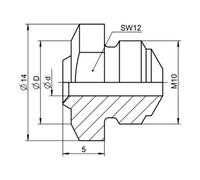 Gesipa Embout Gesipa 17/26 BT (pour rivets aveugles BULB-TITE®) Quantité:1