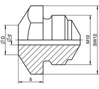 Gesipa Embout Standard 17/24 pour AccuBird,PowerBird,Taurus (1434955)