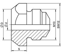 Gesipa Embouts Gesipa 16/24 f. Pince à riveter aveugle Gesipa S Quantité:1