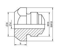 Gesipa Embouts Gesipa 16/40 f. Pince à rivets aveugles Gesipa S Quantité:1