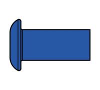 Gesipa Gesipa Magazine rivet aveugle G-Speed® acier G-Speed® tête plate ronde 4 x 7 Longueur : 485 mm oversize Quantité:12500