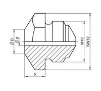 Gesipa Gesipa pièce de rechange embout buccal 17/22 Quantité:1