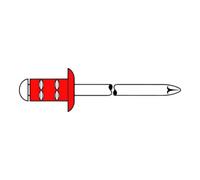 Gesipa Gesipa PolyGrip Rivets aveugles Alu/Nirosta 4 x 10 RAL 1015 Ivoire clair Quantité:500