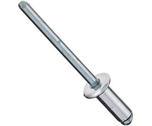 GESIPA Lot de 100 rivets aveugles en aluminium Ø 3,0 x 6,0 mm | Épaisseur du matériau à riveter : 2,53,5 mm | Rivets de qualité industrielle | Achetez des rivets creux des professionnels de la
