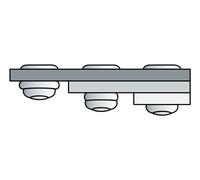 GESIPA Rivet aveugle PolyGrip(R) tige de rivet d x l 4,8 x 15 mm ( 4000813256 )