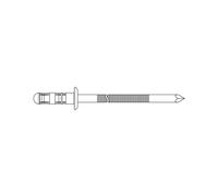 Gesipa 1450474 Rivet aveugle acier aluminium 250 pc(s)