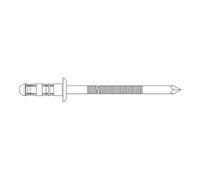 Gesipa Rivet POP PolyBulb® tige de rivet d x l 4,8 x 16 mm aluminium / acier 500 un. GE Quantité:250
