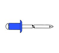 Gesipa Rivet POP tige de rivet d x l 5 x 16 mm acier / acier 500 un. GESIPA Quantité:500