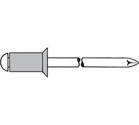 Gesipa Rivets aveugles aluminium/acier tête fraisée 3 x 6 – 500 pièces