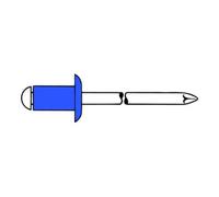 Gesipa Rivets aveugles Gesipa acier/acier 3,2 x 12 Quantité:500