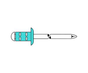 Gesipa Rivets aveugles Gesipa PolyGrip A2 Acier inoxydable 6,4 x 20 Quantité:200