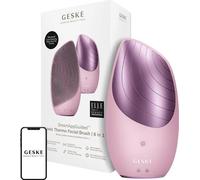 Geske 6W1 Brosse thermique sonique pour le visage avec application (rose)