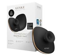 GESKE Body Brush | 4 in 1 | Design avec anneau métallique | Brosse nettoyante | Nettoyage en profondeur professionnel | Poils en silicone souples | Poignée ergonomique à deux doigts