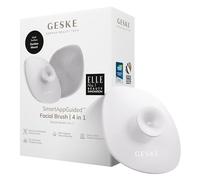 GESKE | Brosse faciale SmartAppGuided™ 4 in 1 | Brosse nettoyante visage avec poignée | Brosse silicone souple | Nettoyage visage professionnel | Appareil de nettoyage du visage | Nettoyage de la peau