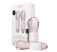 GESKE Cool & Warm Duo Eye Massager | 7 in 1 | Double masseur pour gagner du temps | Pour les yeux et le visage | Refroidissement et réchauffement sans batterie | Raffermit, détend et dégonfle la peau