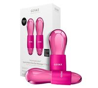 GESKE Cool & Warm Duo Eye Massager | 7 in 1 | Double masseur pour gagner du temps | Pour les yeux et le visage | Refroidissement et réchauffement sans batterie | Raffermit, détend et dégonfle la peau