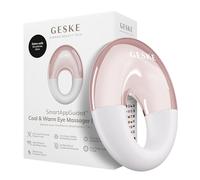 GESKE Cool & Warm Eye Massager | 7 in 1 | Masseur multi-actions | Yeux et visage | Refroidissement et réchauffement sans batterie | Raffermit, détend et dégonfle | Design anneau prise en main facile