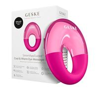 GESKE Cool & Warm Eye Massager | 7 in 1 | Masseur multi-actions | Yeux et visage | Refroidissement et réchauffement sans batterie | Raffermit, détend et dégonfle | Design anneau prise en main facile