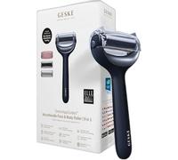 Geske Smart App Guided Rouleau facial et corporel avec micro-aiguilles 9 en 1 - Noir