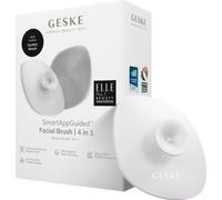 GESKE SmartAppGuided Facial Brush 4 in 1 Professional Cleansing Brush with Handle Silicone Facial Brush Skincare Gentle Cleansing Facial Cleanser Starlight